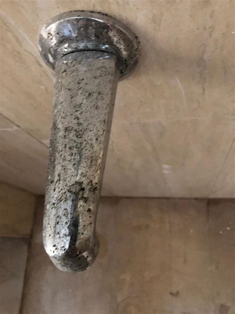 Chrome Faucet Turning Black
