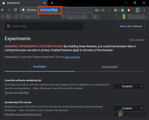 Chrome Flags Adblock