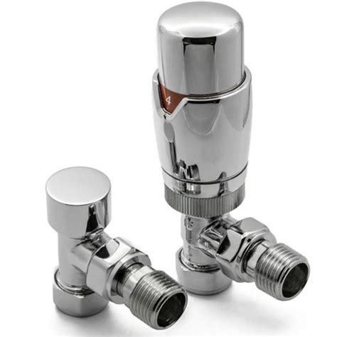 Chrome Lockshield Radiator Valve