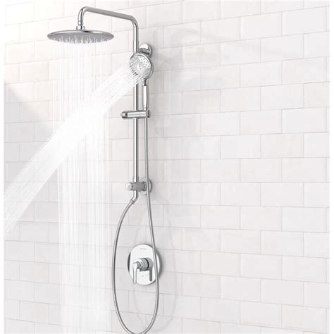 Chrome Shower Bar System