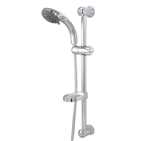 Chrome Slide Bar Shower Kit