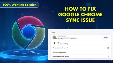 chrome sync not working laptop
