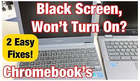What Causes Chromebook Black Screen & How To Troubleshoot It