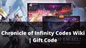 The Best Chronicle Of Infinity Gift Code References