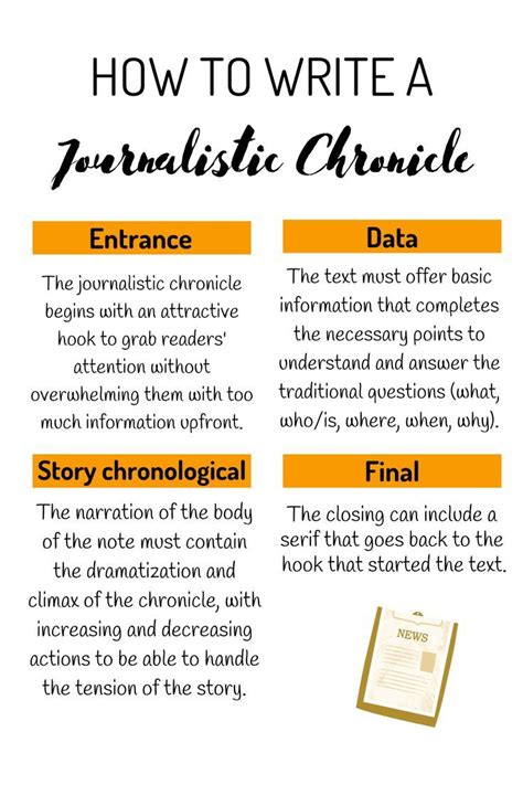 Chronicle Writing Style