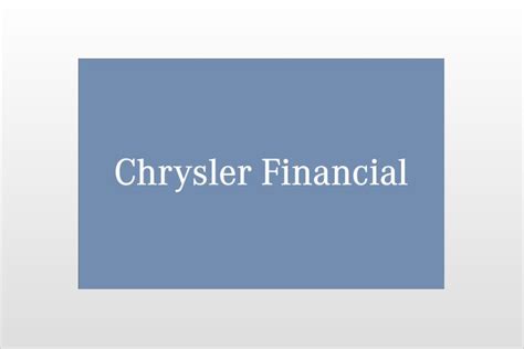 chrysler financial rates and terms