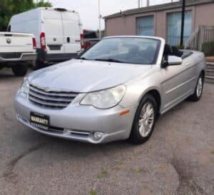 chrysler sebring 2008 convertible problems