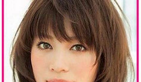 Chubby Face Medium Length Haircuts With Bangs Hairstyles For Full Round s
