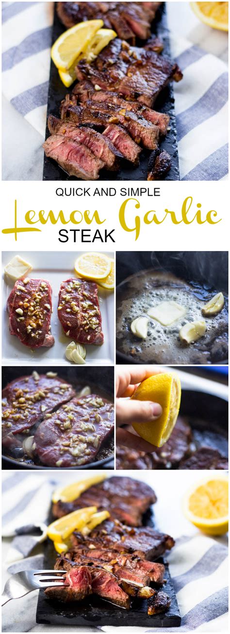 Chuck Steak Lemon Garlic