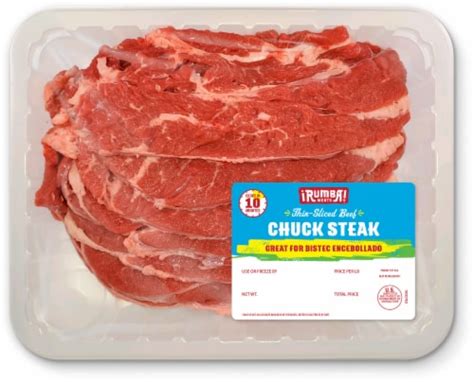 Chuck Steak Sliced Thin