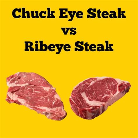 Chuck Steak Vs Chuck Eye
