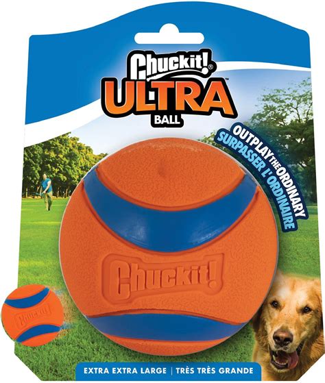 chuckit ultra rubber ball tough dog toy