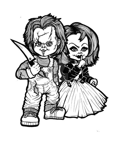 Chucky Coloring Pages at Free printable colorings