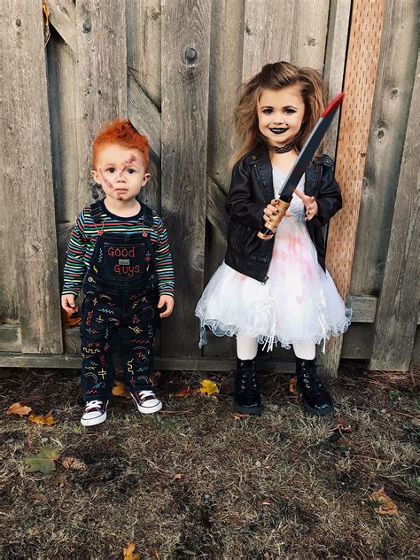 chucky and tiffany costumes for toddlers