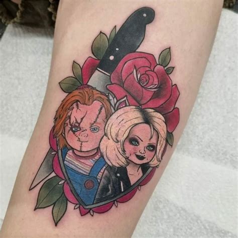 chucky and tiffany tattoos
