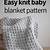 chunky knit blanket pattern easy