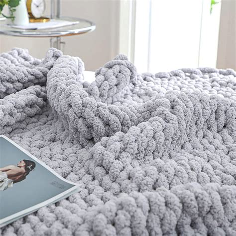 Chunky Knit King Throw