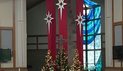 Church Decoration For New Year Rock Boxes Stage Set Design Stage Design