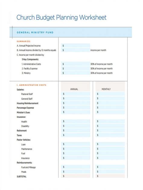 FREE 49+ Budget Forms in PDF MS Word Excel