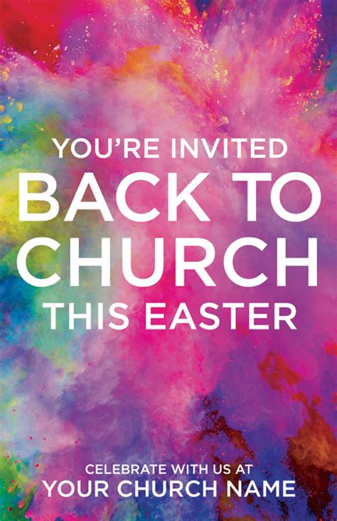 church easter invitations