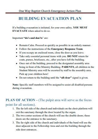 Emergency Action Plan Template 10+ Free Sample, Example, Format