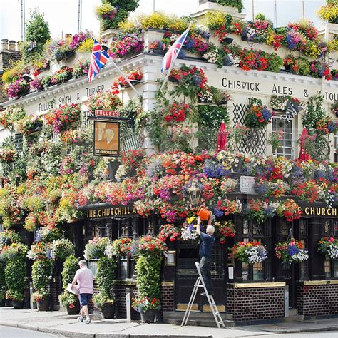 churchill arms pub london flowers