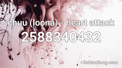 chuu (loona) - heart attack Roblox ID - Roblox music codes