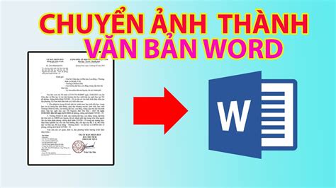 chuyển đổi ảnh thành văn bản