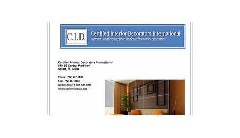Cid Certified Interior Decorators International
