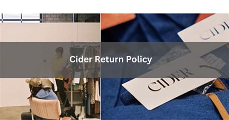 Cider Clothing Return Label