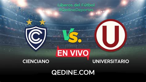 cienciano hoy en vivo