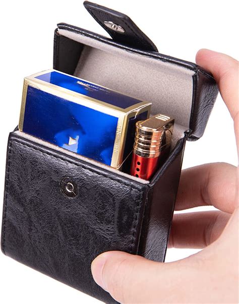 Cigarette Case With Lighter Holder