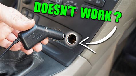 Cigarette Plug Not Working