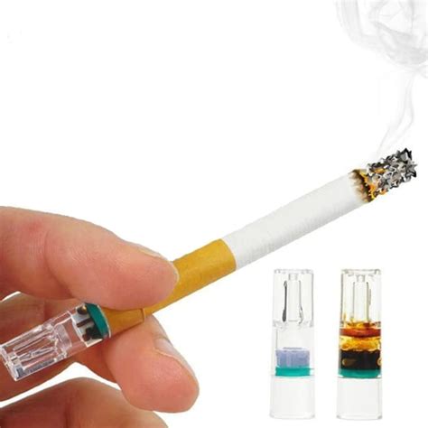 A closeup of cigarette filters in a pack Stock Photo Alamy