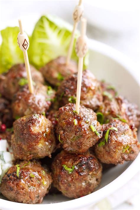 Cilantro Beef Meatballs
