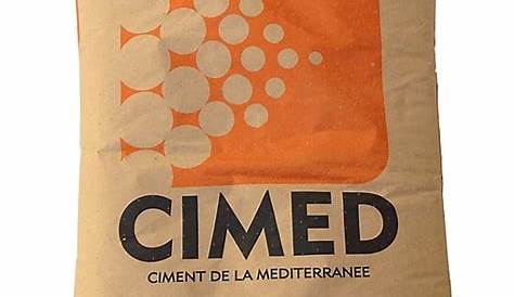 Ciment gris multiusages Cimed CEMII/BLL32.5R 35 Kg