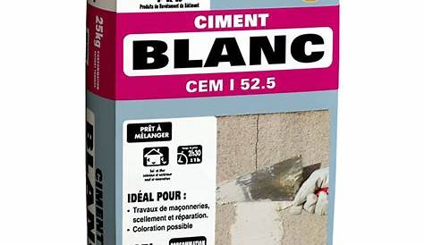 Ciment Blanc CEM II 42,5 N ALL 25kg Portland