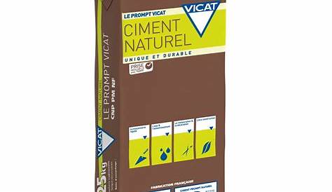 Ciment Prompt Bricoman Sac 5 Kg Vicat Vpi, Destination Liant Ultra