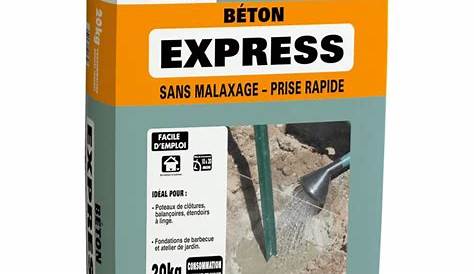 Ciment Rapide Pour Poteau Cloture Béton FIXBETON Sans Mélange 25 Kg Béton, Mortier