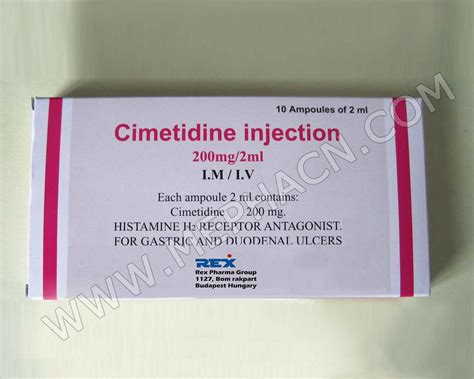 cimetidine injection smpc