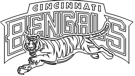 Cincinnati Bengals Coloring Pages: Bring Your Love For Football To Life