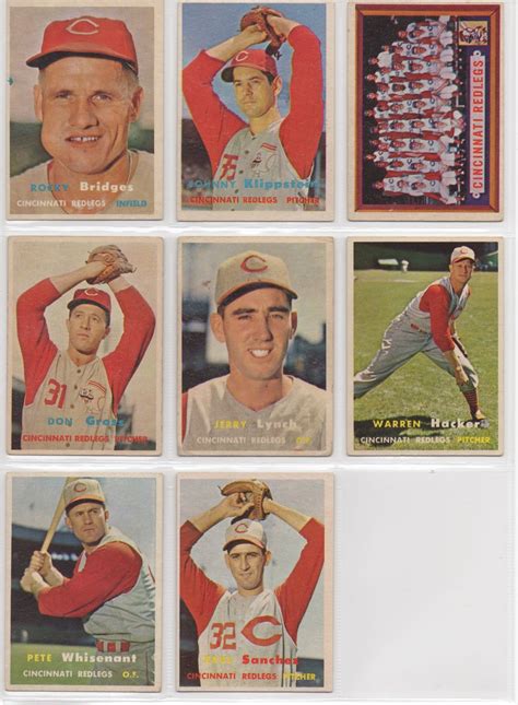 cincinnati reds 1957 roster