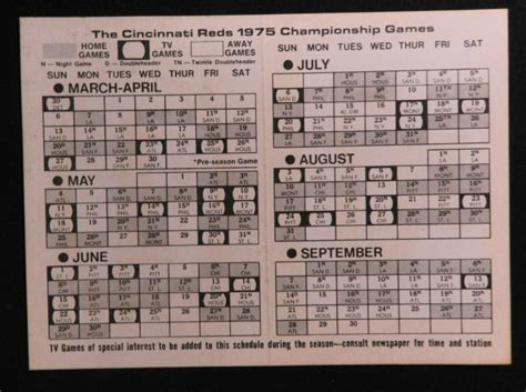 cincinnati reds 1977 schedule