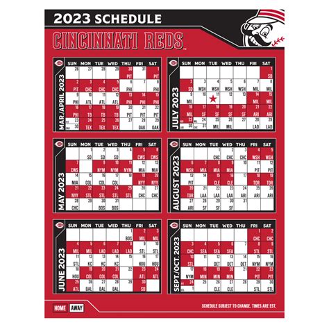 cincinnati reds baseball home schedule