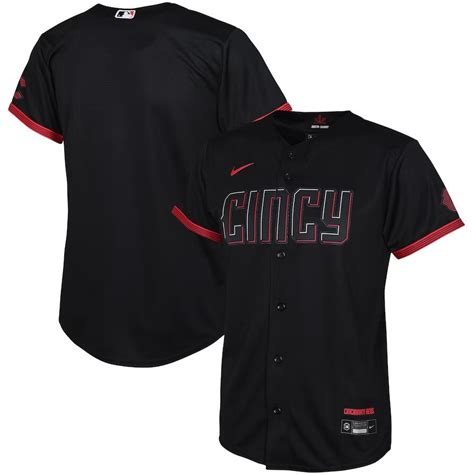 cincinnati reds city connect youth jersey