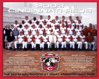 cincinnati reds roster 2003