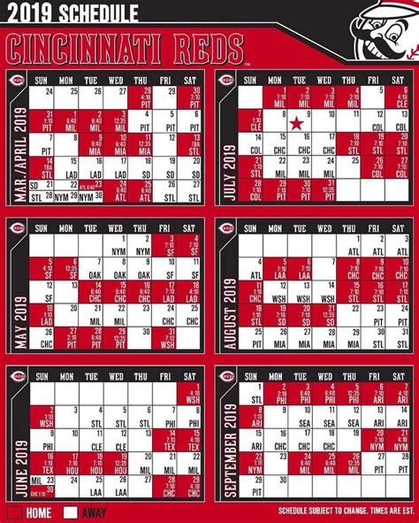 cincinnati reds schedule this week