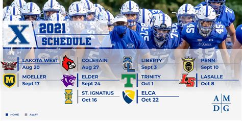 cincinnati st xavier football schedule