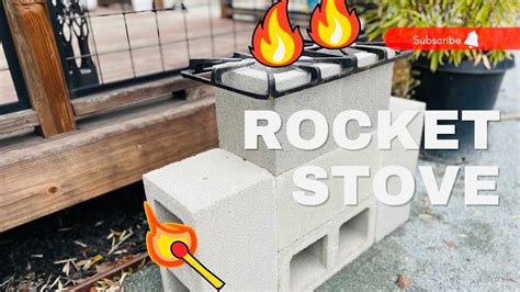 Cinder Block Rocket Stove Design