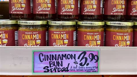 Exploring Trader Joe's Trader Joe's Cinnamon Bun Spread